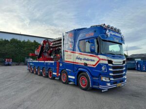 Monster kran på transport messen i Herning.