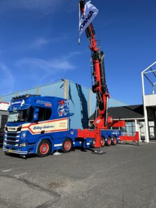 Mega kran på Transport messen i Herning